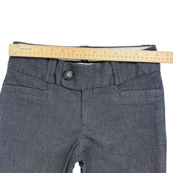 Banana Republic Martin Fit Trouser Pants – Dark Navy Wool Blend – Size 4 - Picture 11 of 16